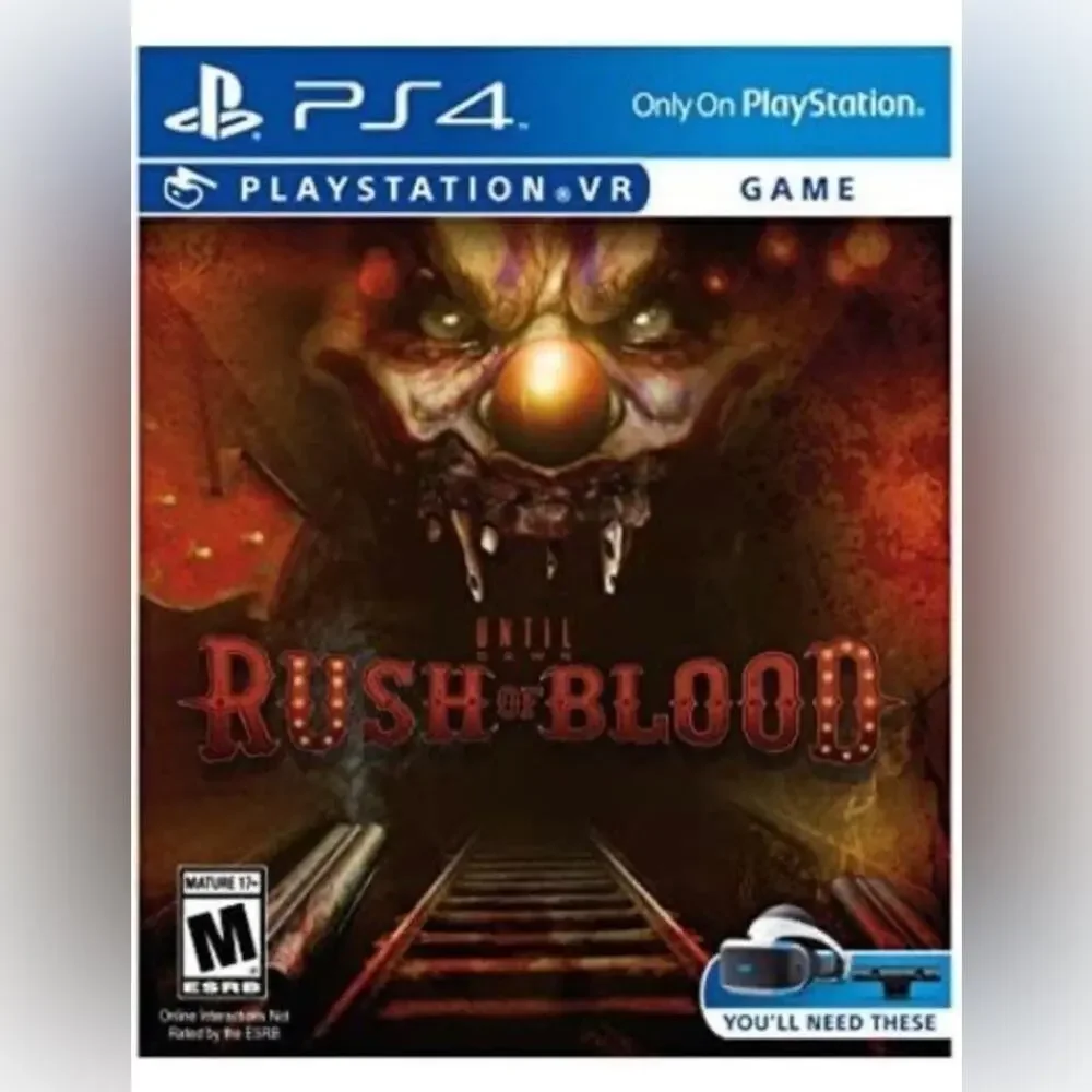 Ps4 Rush of Blood VR Game PlayStation NWT in wrapping